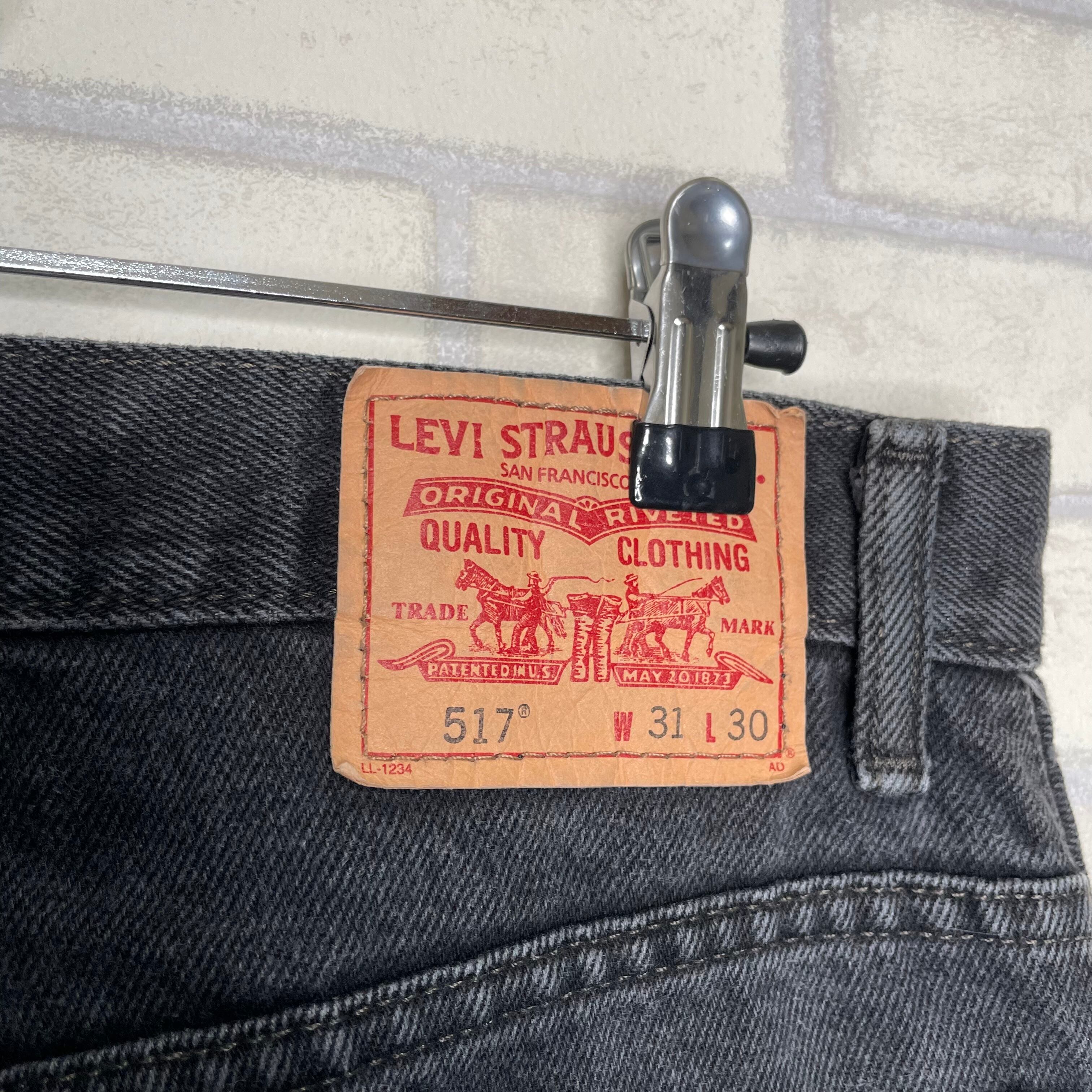 希少！Levi's OL557-0001 W30 濃紺 ブーツカット 牛革パッチ