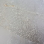 パーティドレス ワンピース ドレス ジュネビビアン ホワイト系 白 花柄 ラメ レース GENETVIVIEN 日本製 発表会 イベント ダンス 舞台 おしゃれ フォーマル 結婚式 大人可愛い きれいめ