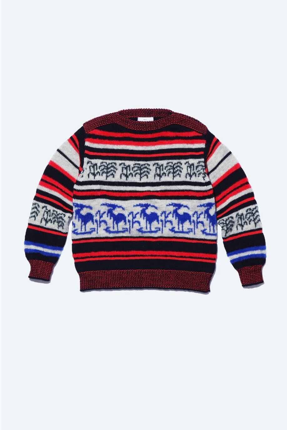 TOGA VIRILIS 甲高い Jaquard knit cardigan White