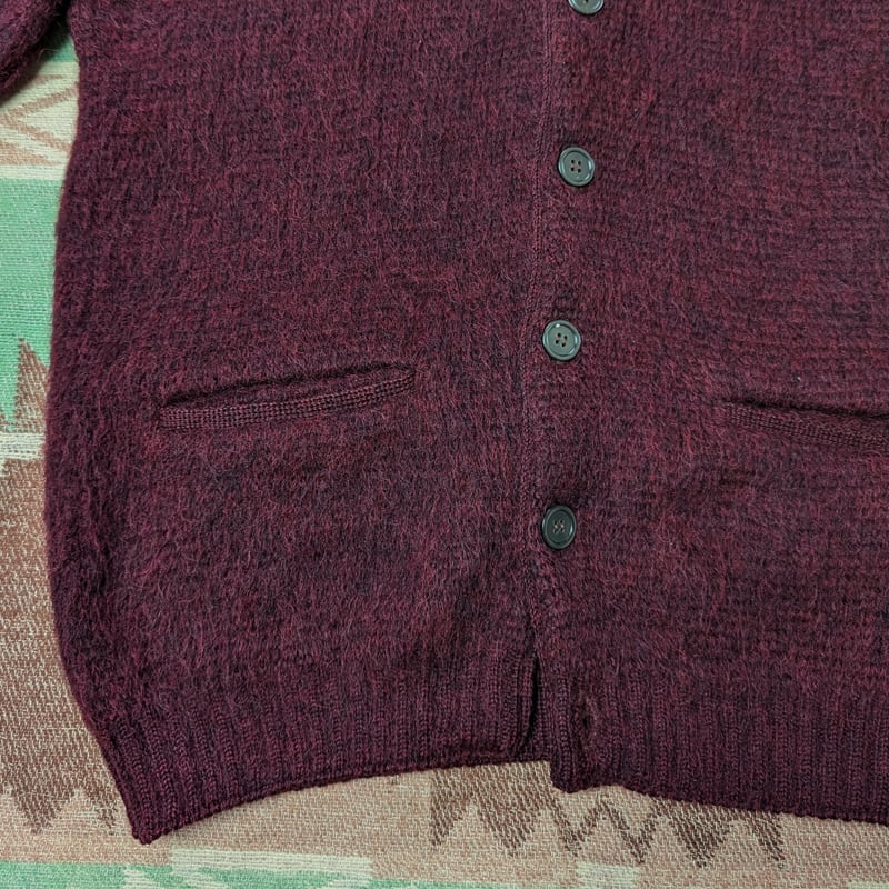 60s milwaukee knit Mohair Wool Cardigan （M） | Wonder Wear 
