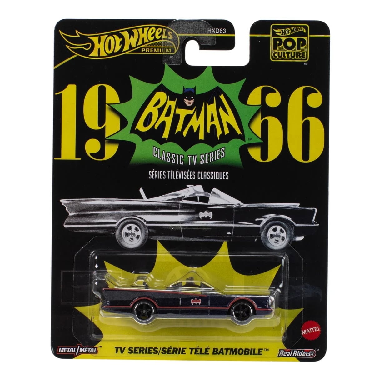 ホットウィール ポップカルチャー 2025 バットマン 1966 TVシリーズ