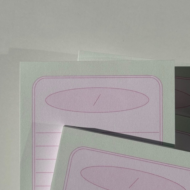 papeterie.atelier 〔line memo ーwater melonー〕