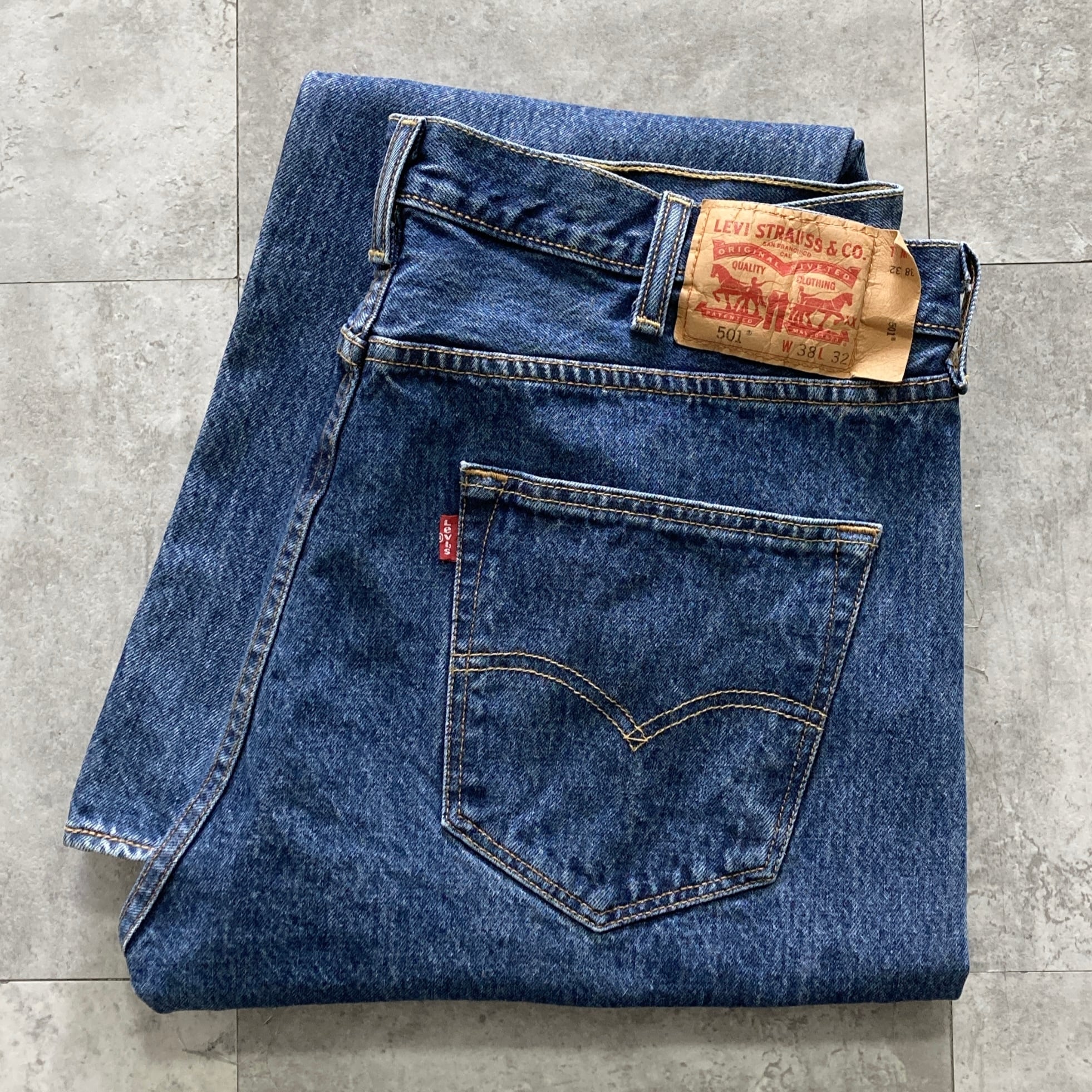 W32 L36】90's Levis 503BXX リーバイス LVC 97年製 裏ボタン刻印(J22