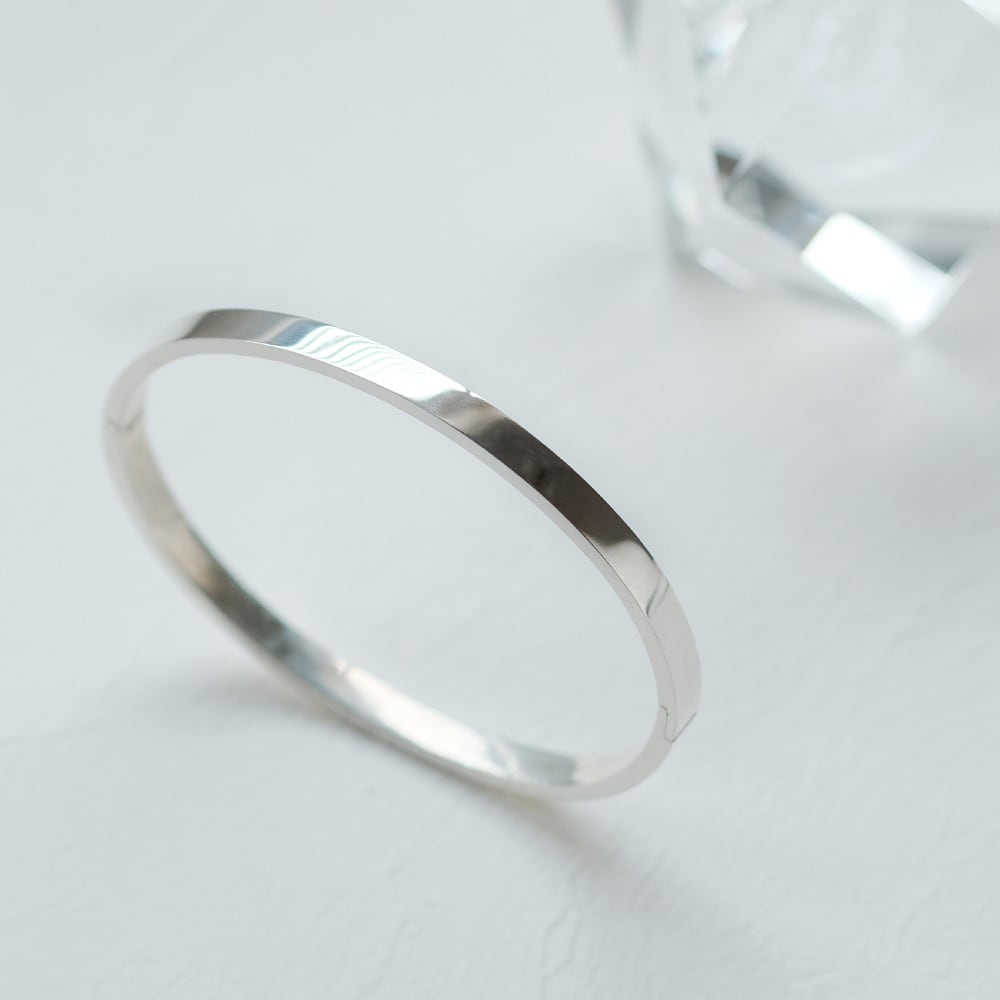 幅4mm バングル シルバー925 | クラウドジュエリー(Cloud-jewelry