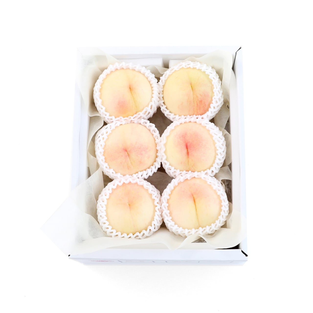 岡山白桃　　糖度10度以上～ロイヤル以下　2kg箱（5玉～7玉）