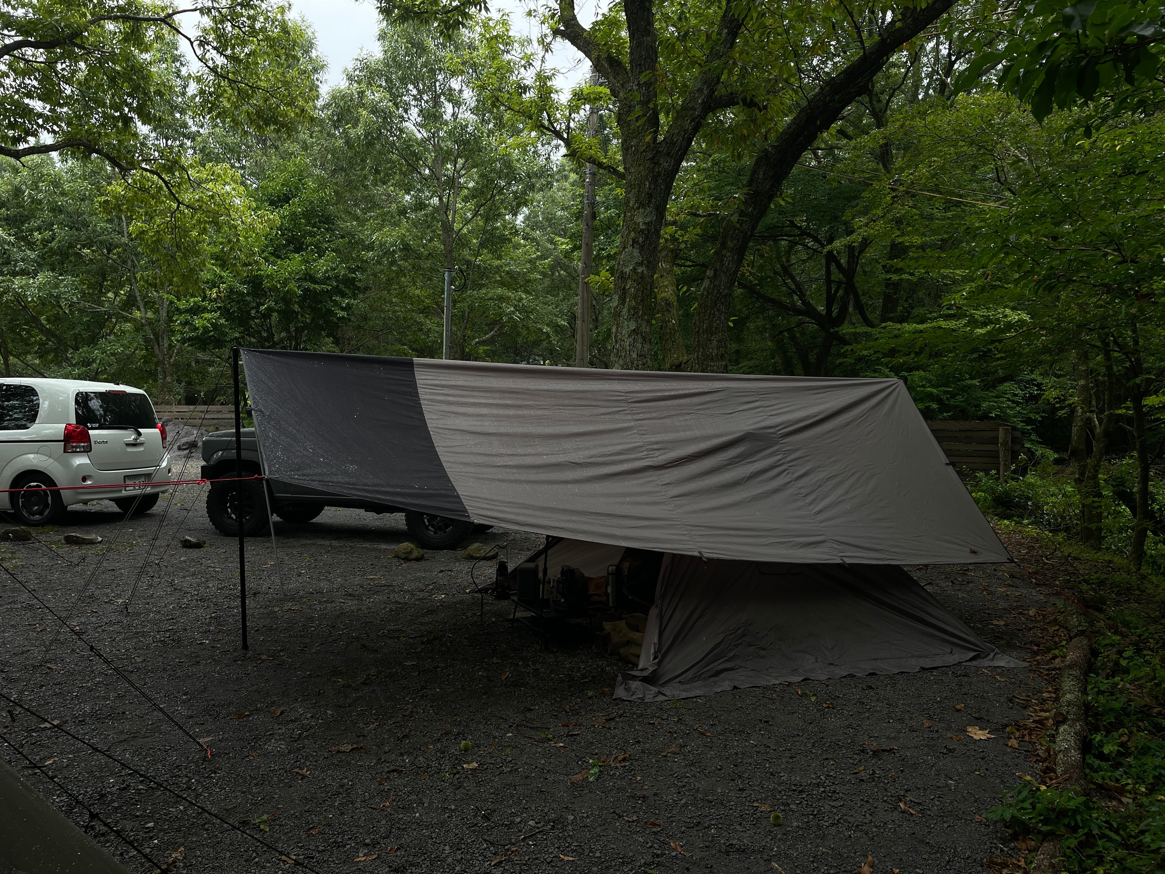 キリシマテント TCとポリエステルを縫い合わせた世界初のテント