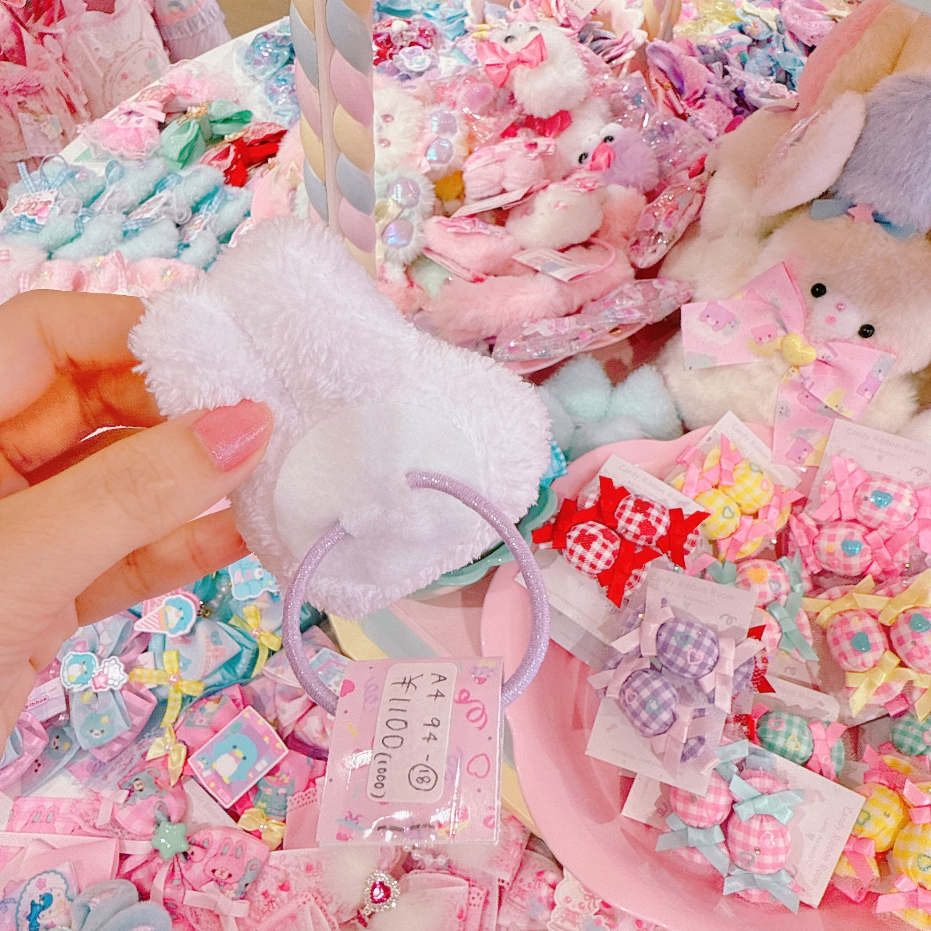 【A4】94-18ぬいぐるみヘアゴム