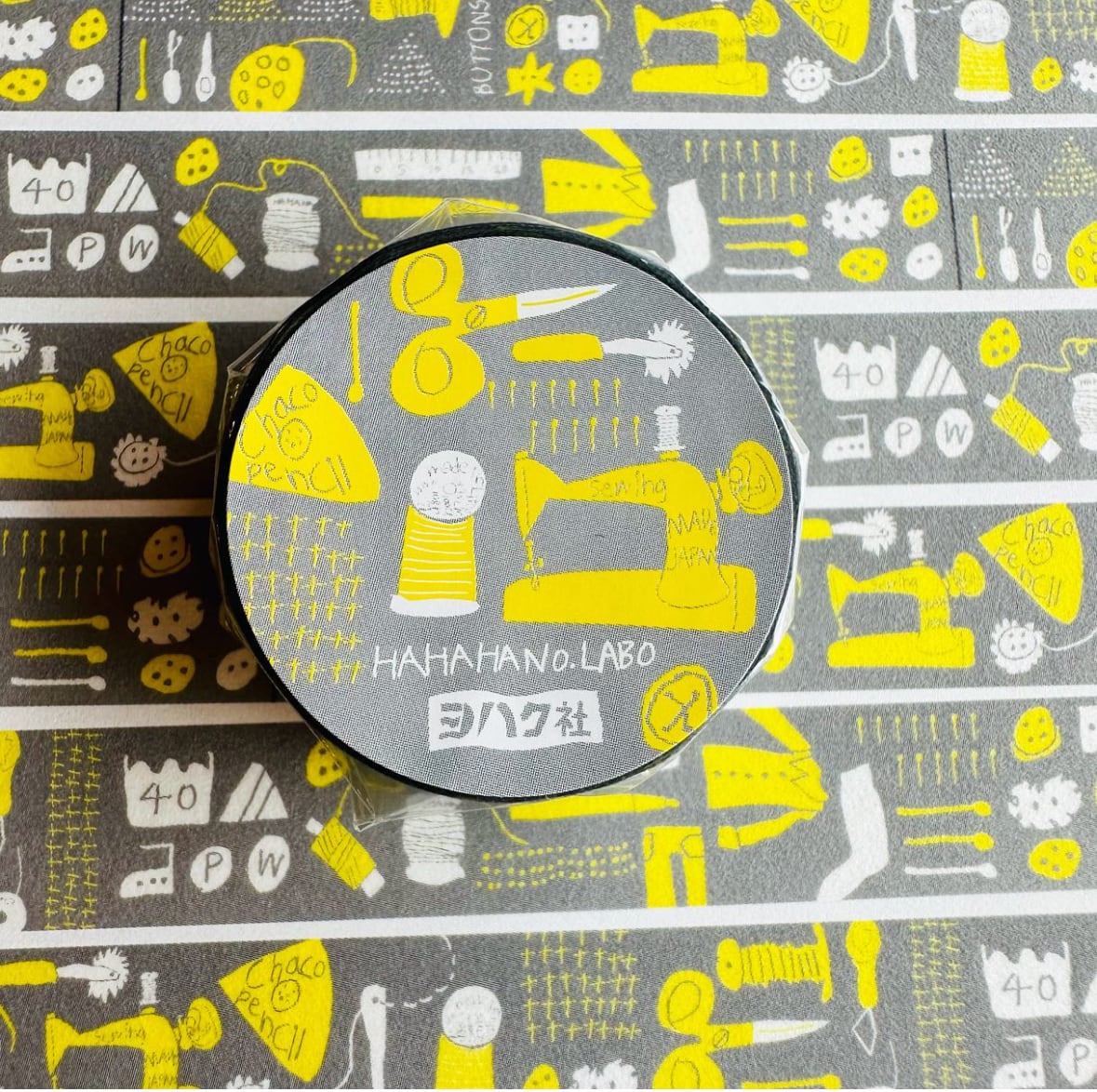 HAHAHANO.LABO×ヨハク社 sewing3 15mmマステ YO08