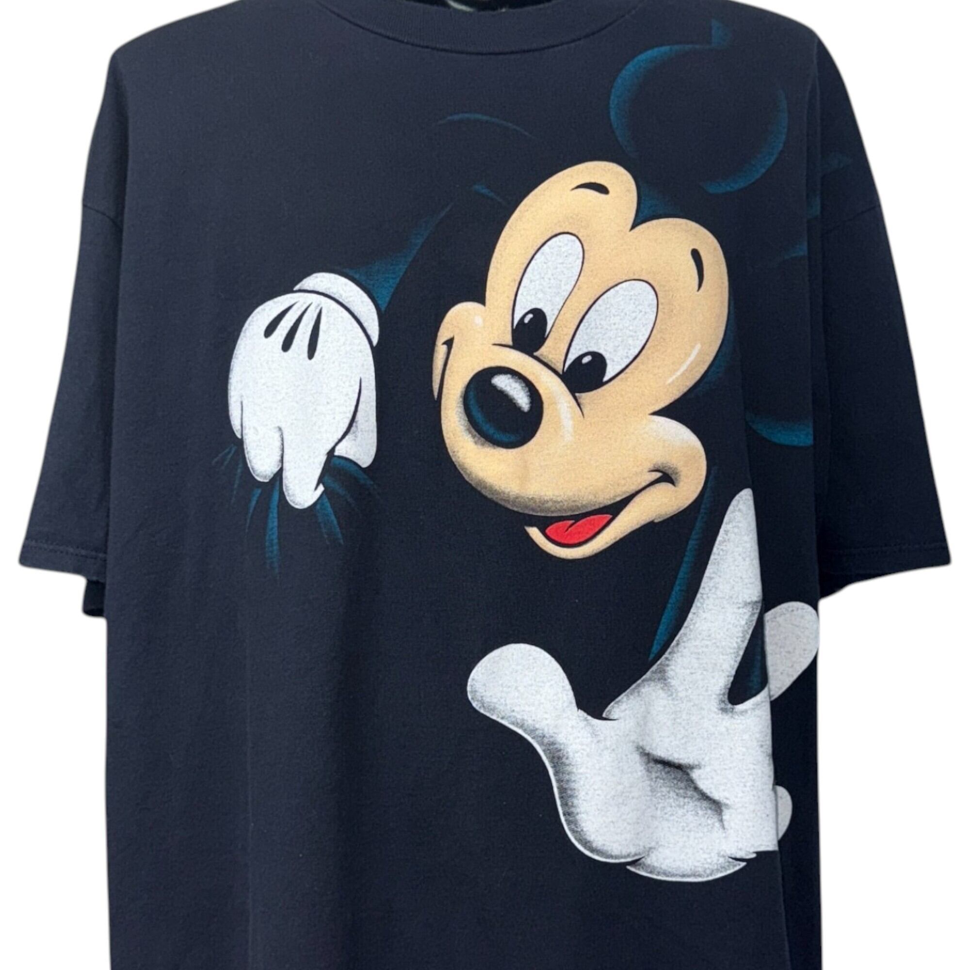 DISNEY】 ディズニー ミッキー USA製 Vintage Tシャツ ONE SIZE