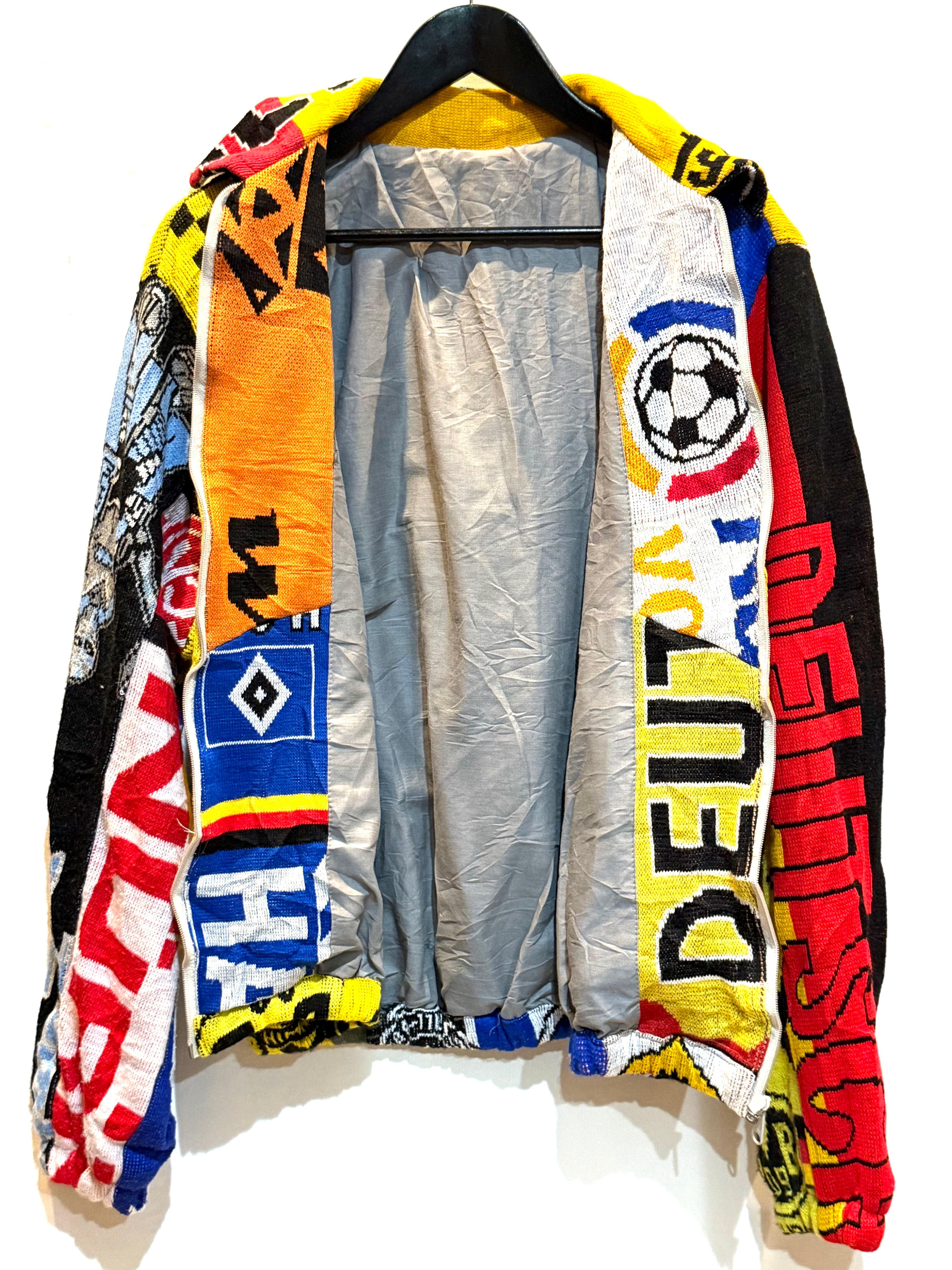 Vintage フットボールマフラー　再構築ジャケット VINTAGE Football Scarf Jackets（ヴィンテージ フットボール スカーフ