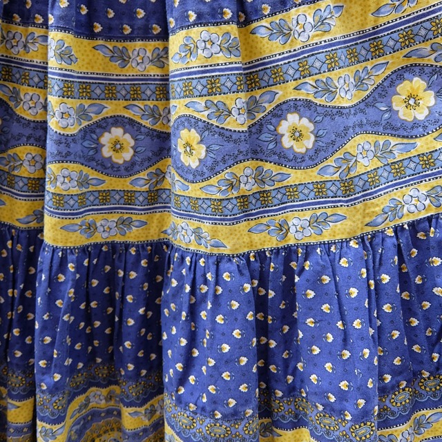 French vintage provence skirt／フランス製 プロヴァンス スカート 