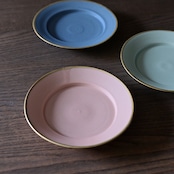 MUMCA 丸谷牧子 作 リム小皿 金彩 mumca Small Rim Plate Gilding | 2104400000---