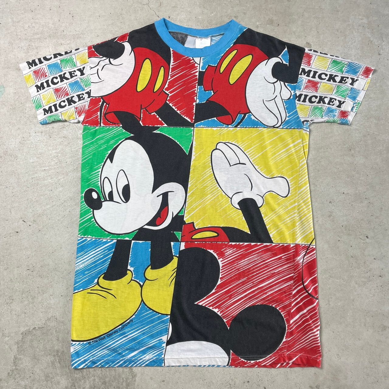 80年代 Radcliffe Lingerie DISNEY ミッキーマウス ロング丈 Tシャツ 