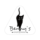 ベニーズアウトドアロゴステッカー　Benny's OutDoor Logo Sticker