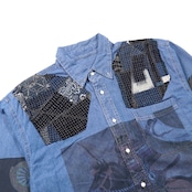 SASHIKO PATCH DENIM SHIRT