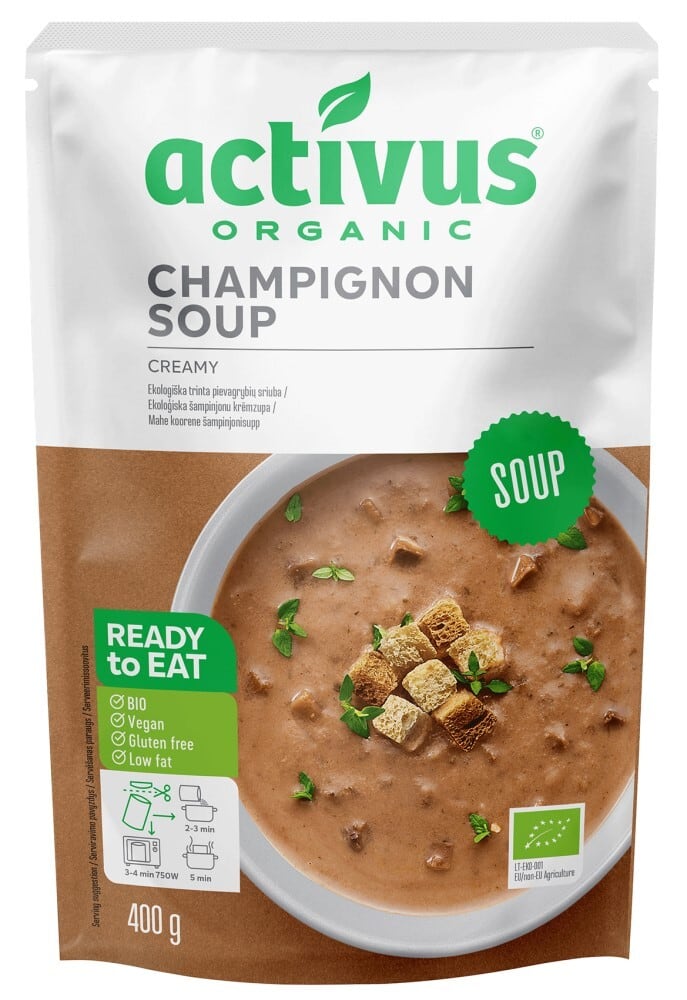 activus　オーガニックマッシュルームスープ 400g