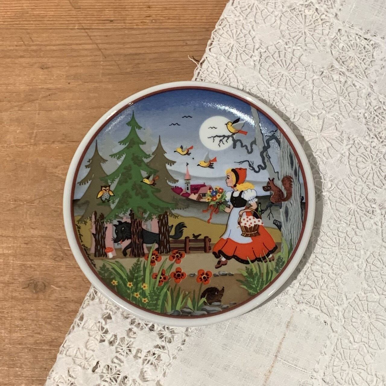 フランクリンポーセリン　グリム童話　小皿　飾皿　20枚 フランクリンポーセリン グリム童話 小皿 飾り皿 皿 プレート 20枚