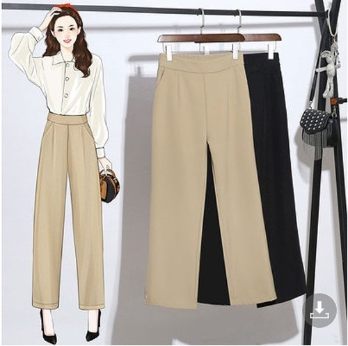 【大きいサイズL-4XL】【春夏新作】ファッションパンツ♪ブラック/カーキ2色展開◆#sebmct-201667