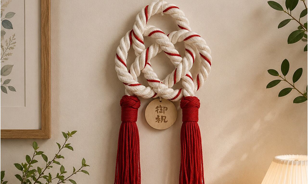 結び目 壁飾り 祝 - IWAI -｜和モダンインテリア・ウォールデコ・正月