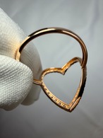 天然ダイヤモンド(0.5ct)リング/K18PG