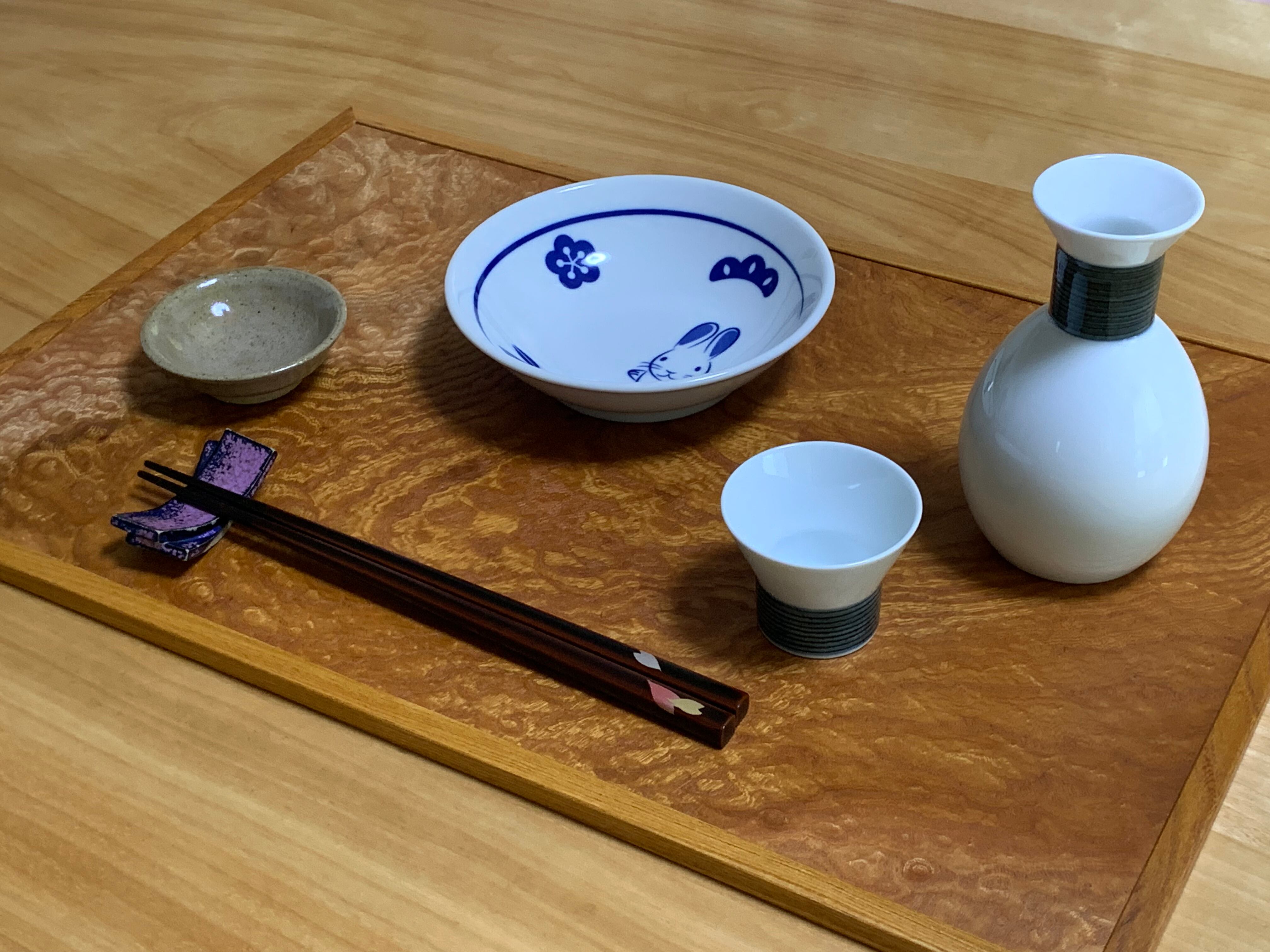 杢華 銘木膳 3枚組（ケヤキ玉杢・タモ玉杢・黒柿） | 悠々、匠彩