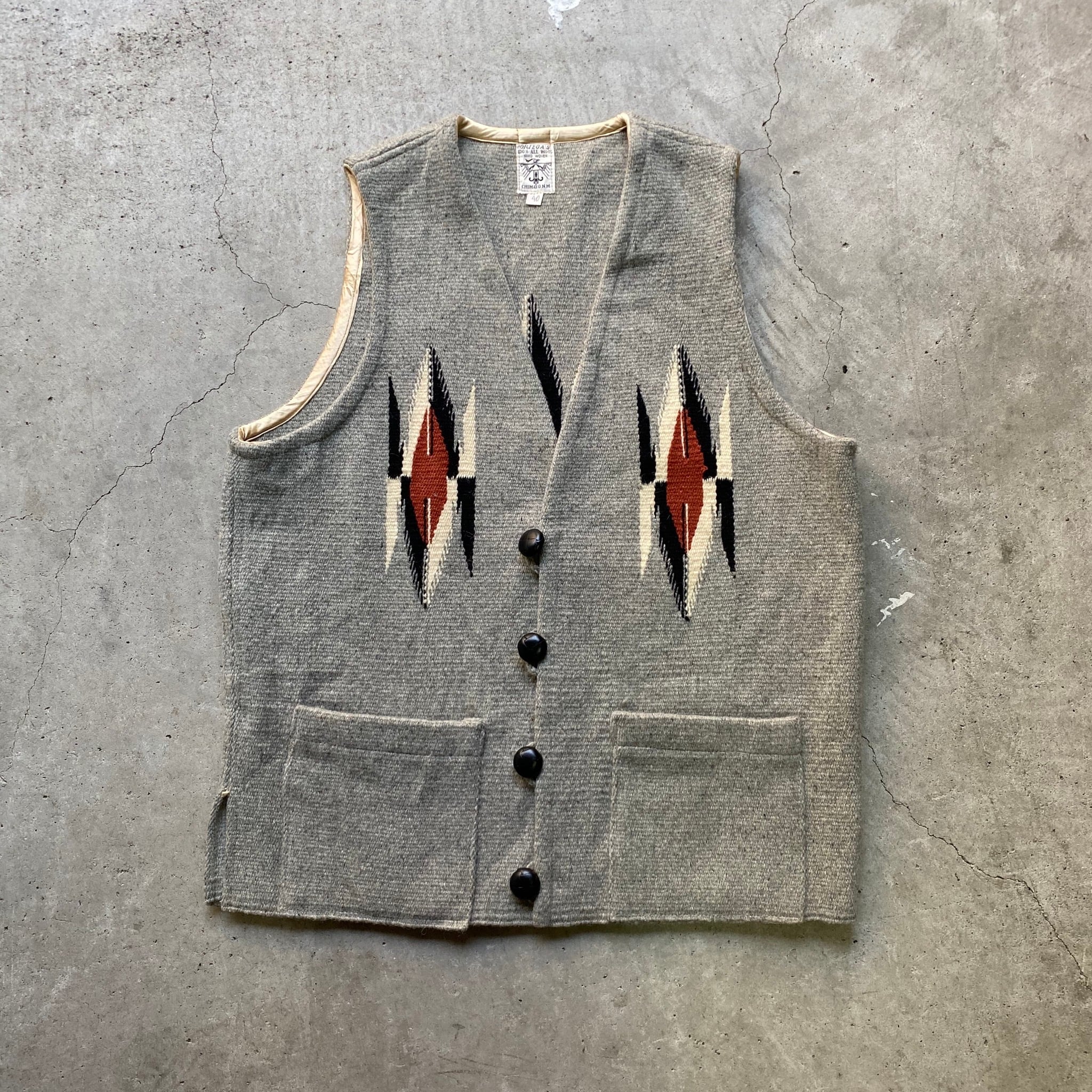 ネイティブ オルテガ ベスト 美品 くるしく