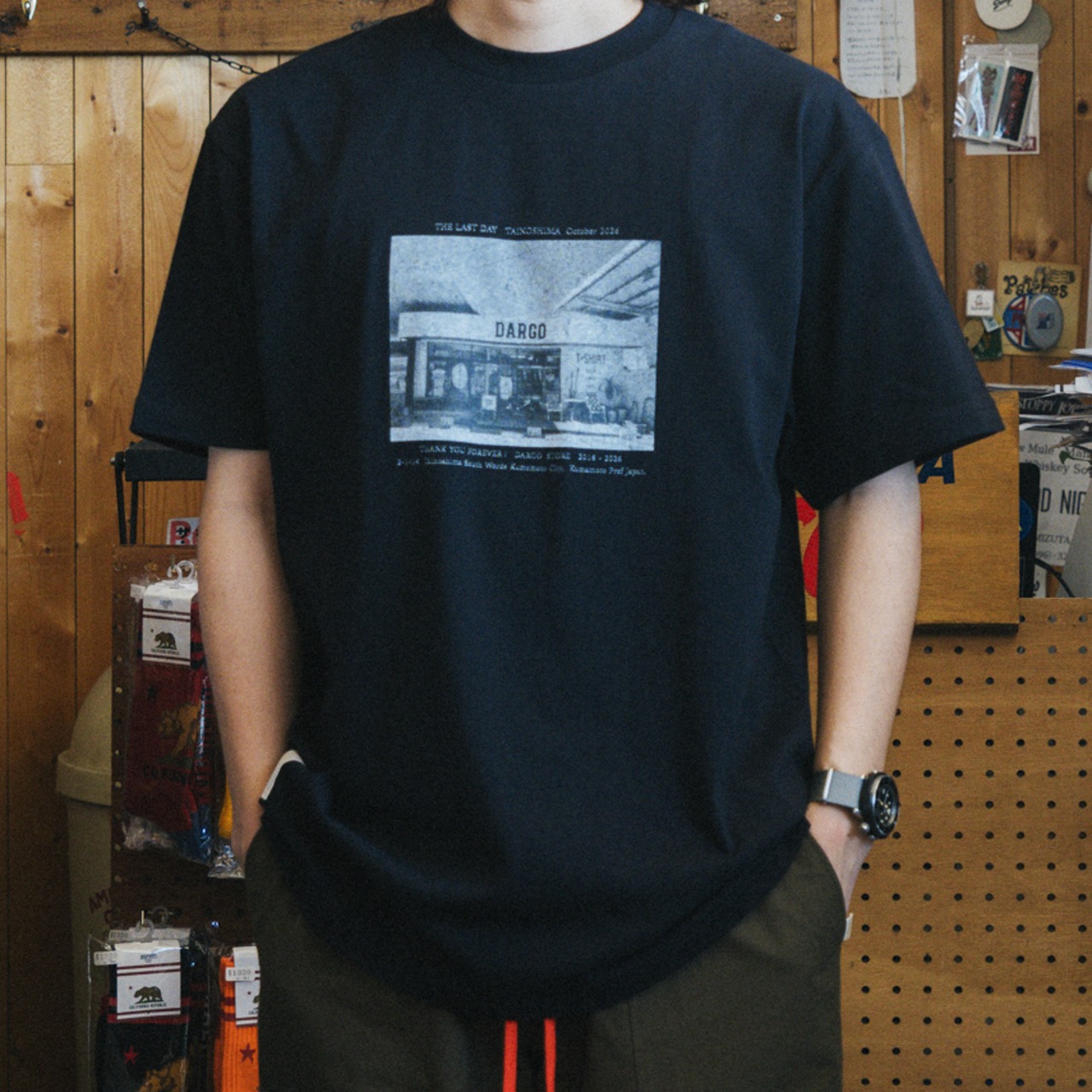 【DARGO】"LAST 田井島" 6onz Heavy Weight T-shirt(2color)