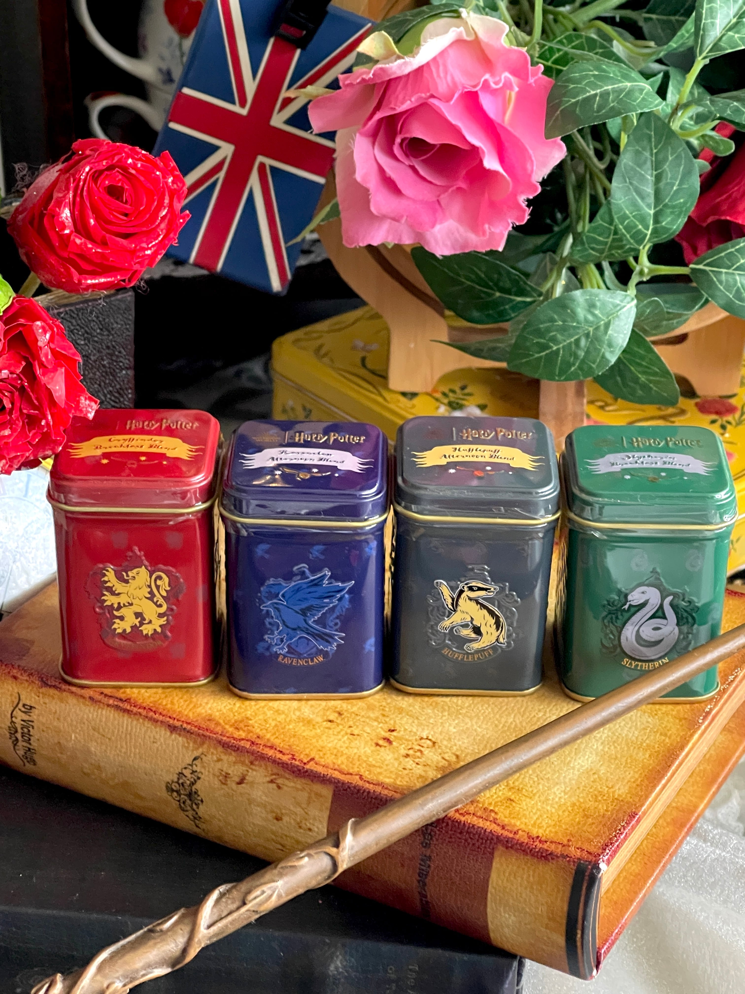 ◇新入荷◇ハリーポッター◇4寮ミニセット◇紅茶◇4缶セット◇ニュー