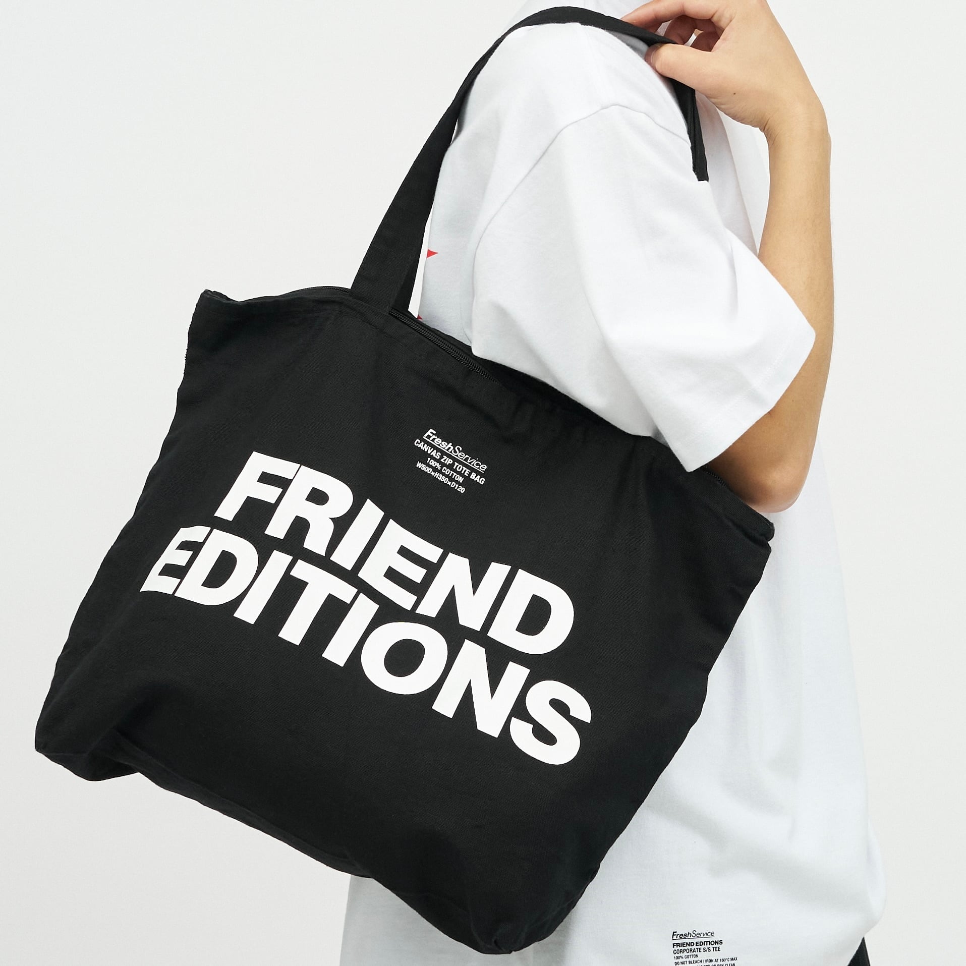 FreshService｜FRIEND EDITIONS CANVAS ZIP TOTE BAG | 眠家オンライン