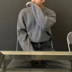 シンプル無地スタンダードニット　1282