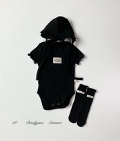 【取寄/韓国直送】Brodyjane 26/SM  ブラックフリル靴下｜夏服｜韓国子供服