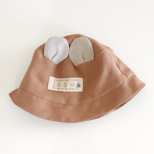 ASH generation - bear sunhat / cocoa