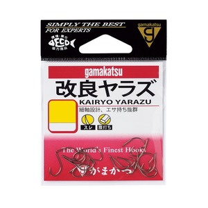 【人気】がまかつ(Gamakatsu) 改良ヤラズ フック 茶 6号 釣り針