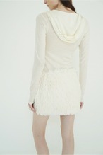 CLANE HALF ZIP WOOL HOODED TOPS 3色展開