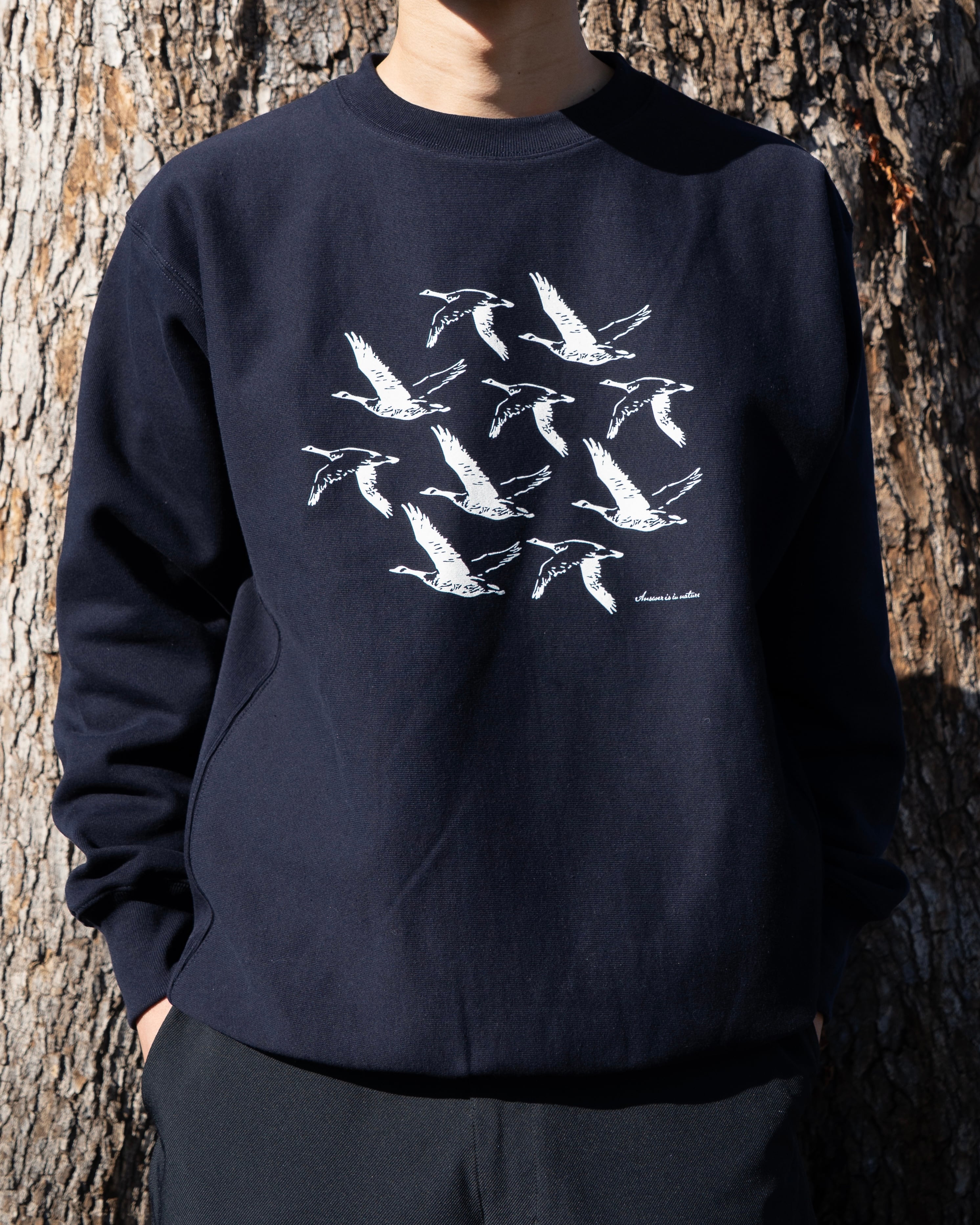BIRD JOURNEY SWEATSHIRT NAVY