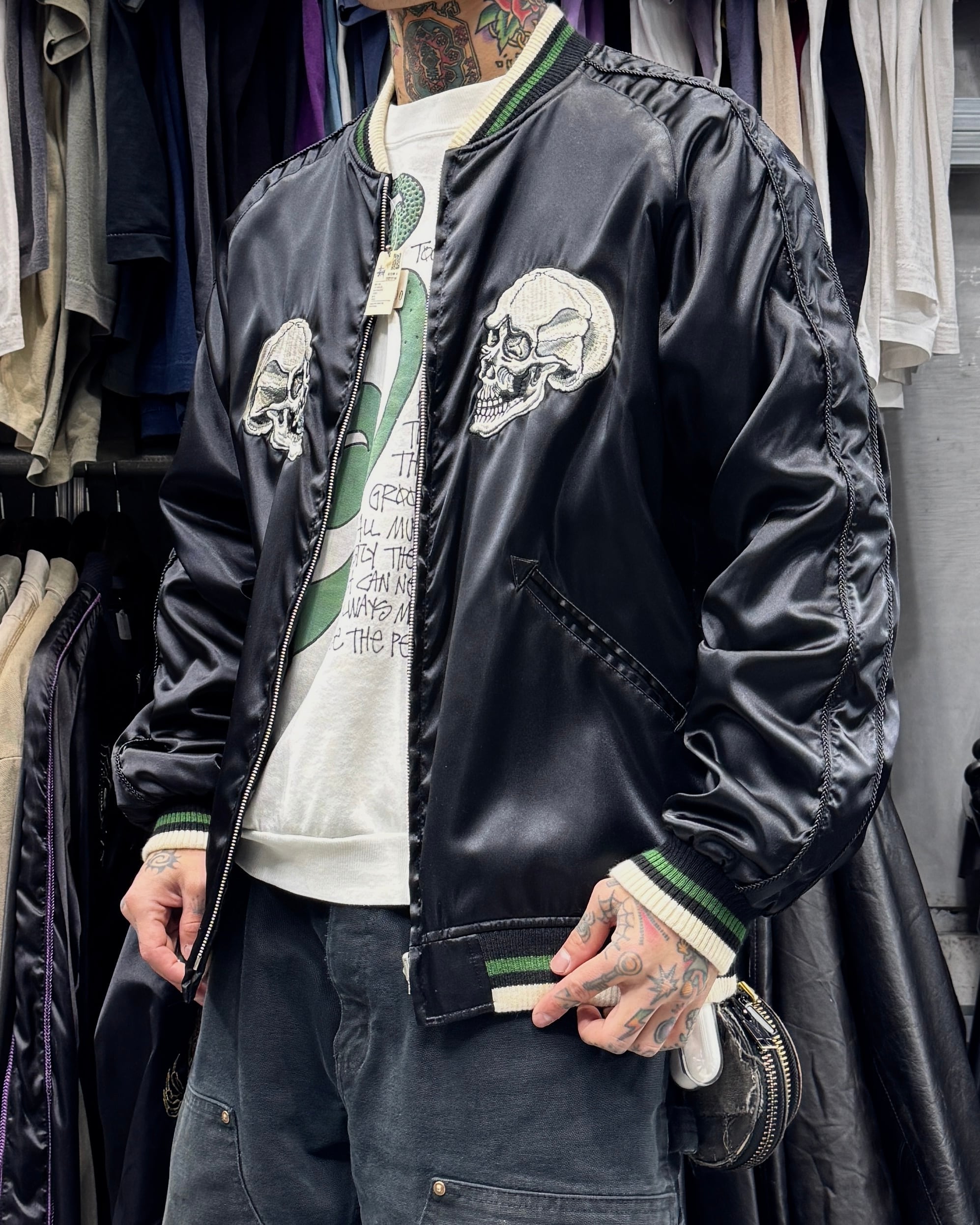 Special!!】00's old stussy Souvenir Jacket “スカジャン” 