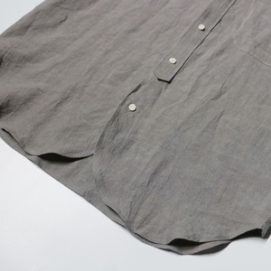 ( GRAY ) CHIEF OFFICER LINEN SHIRTS