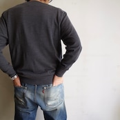 PERSONAL MATTERS PROJECT N°12 MERINO WOOL CREW NECK SWEATER DARK GREY