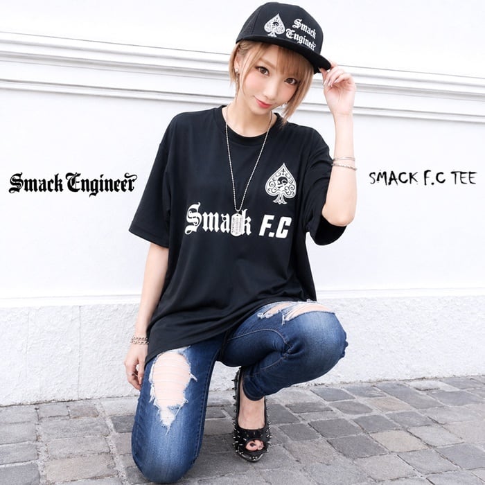 SMACK ENGINEER スマックエンジニア「Rogia限定 SMACK F.C TEE」半袖