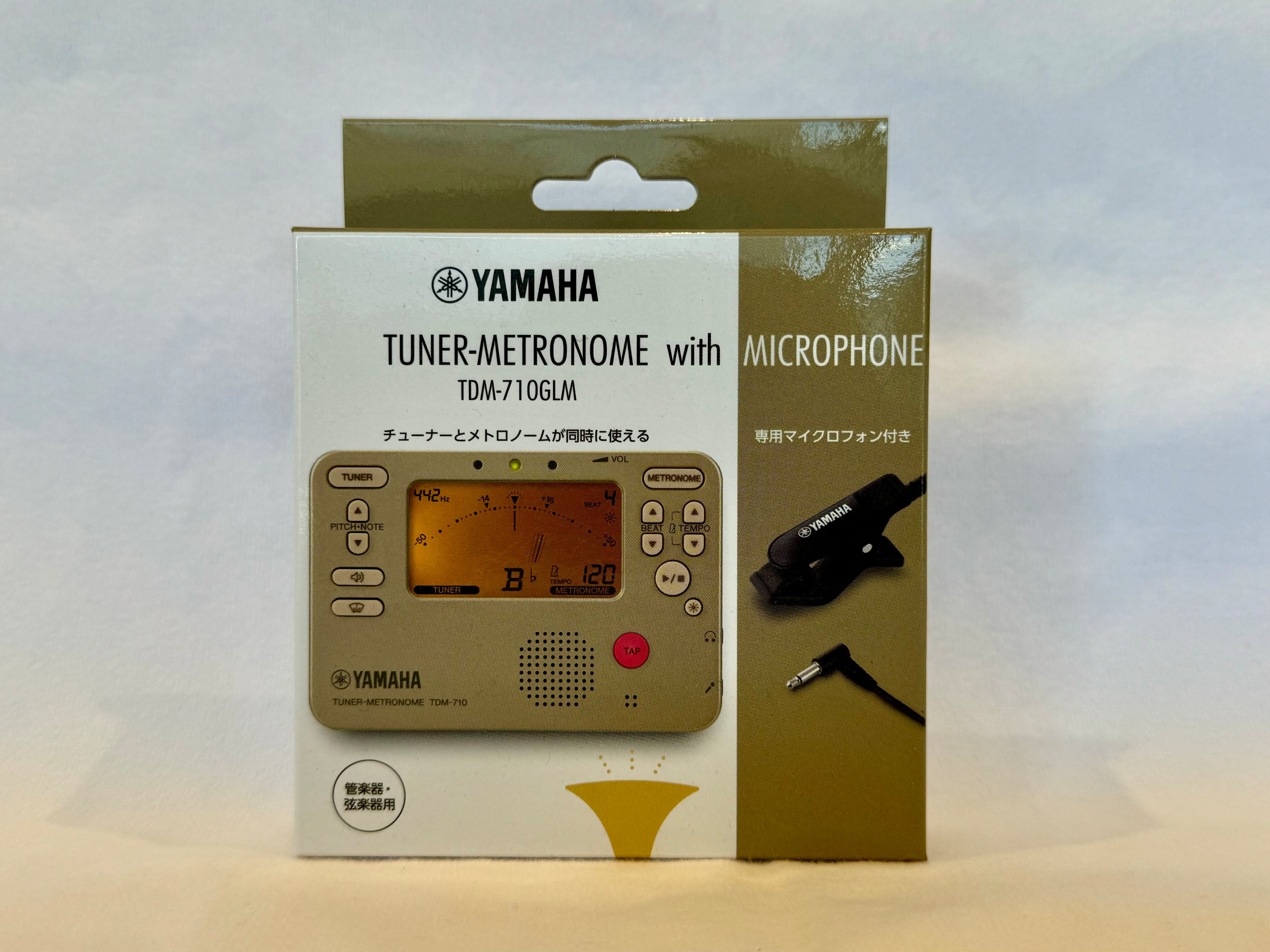 ヤマハ チューナーマイク付きチューナーメトロノーム TDM-710GM