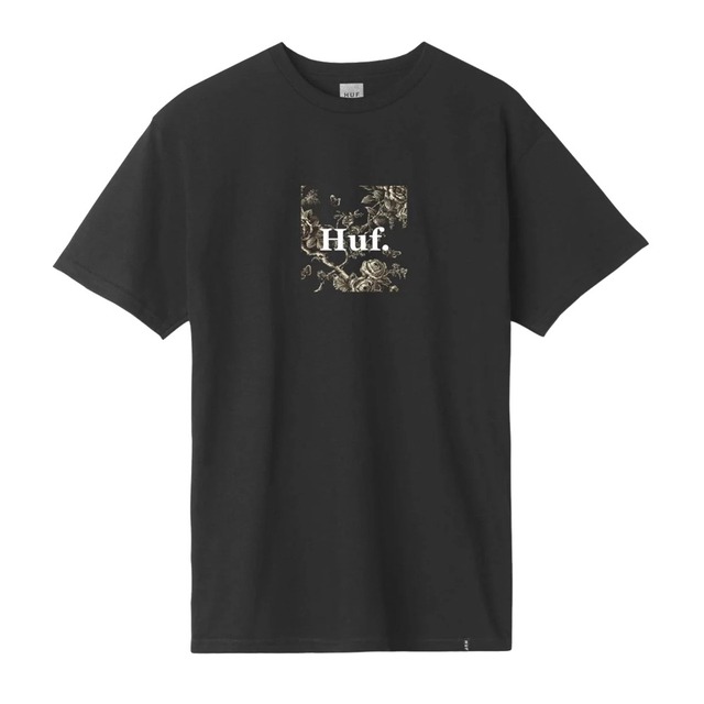 【HUF】HIGHLINE BOX LOGO TEE (BLK)