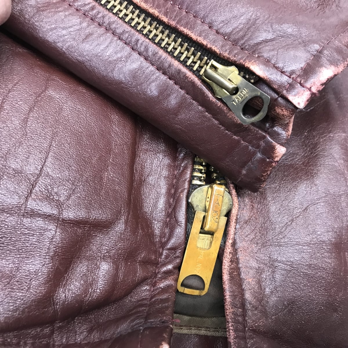 THIS GENUINE LEATHER GARMENT レザーガーメント 70年代 シングル