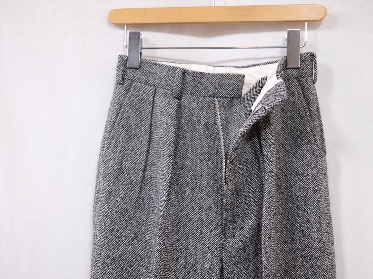 CIOTA” CIOTA × J.PRESS Herringbone Tweed Trousers Gray” | Lapel