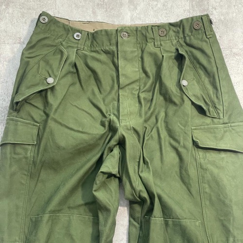 60-80s スウェーデン軍 実物 M-59 フィールドパンツ C48 w29 詳細写真4