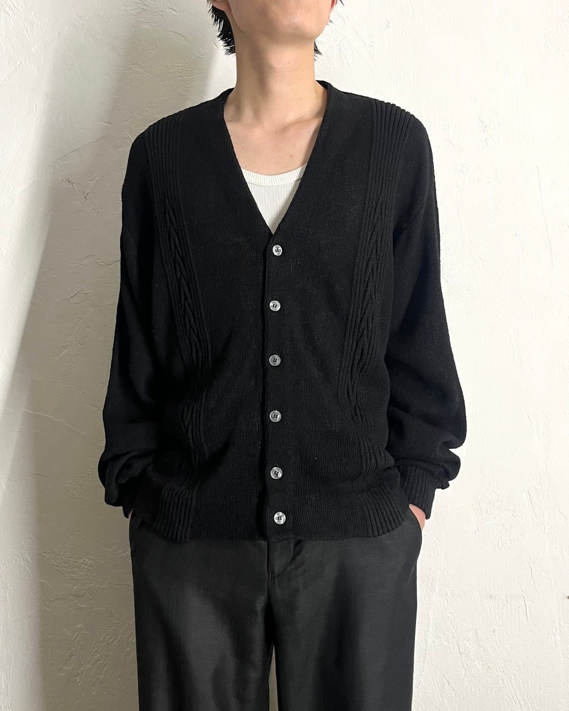 70s Sears Design Acrylic Knit Cardigan | VOLAR