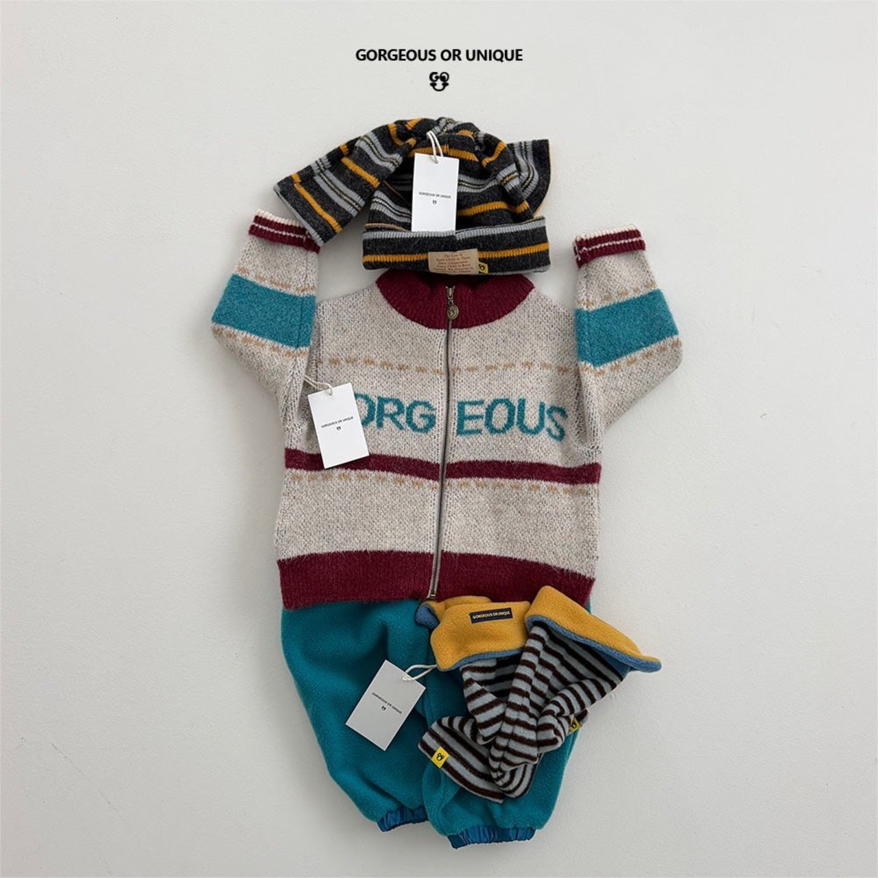 GOU［取寄］hanabun zipup cardigan 26winter