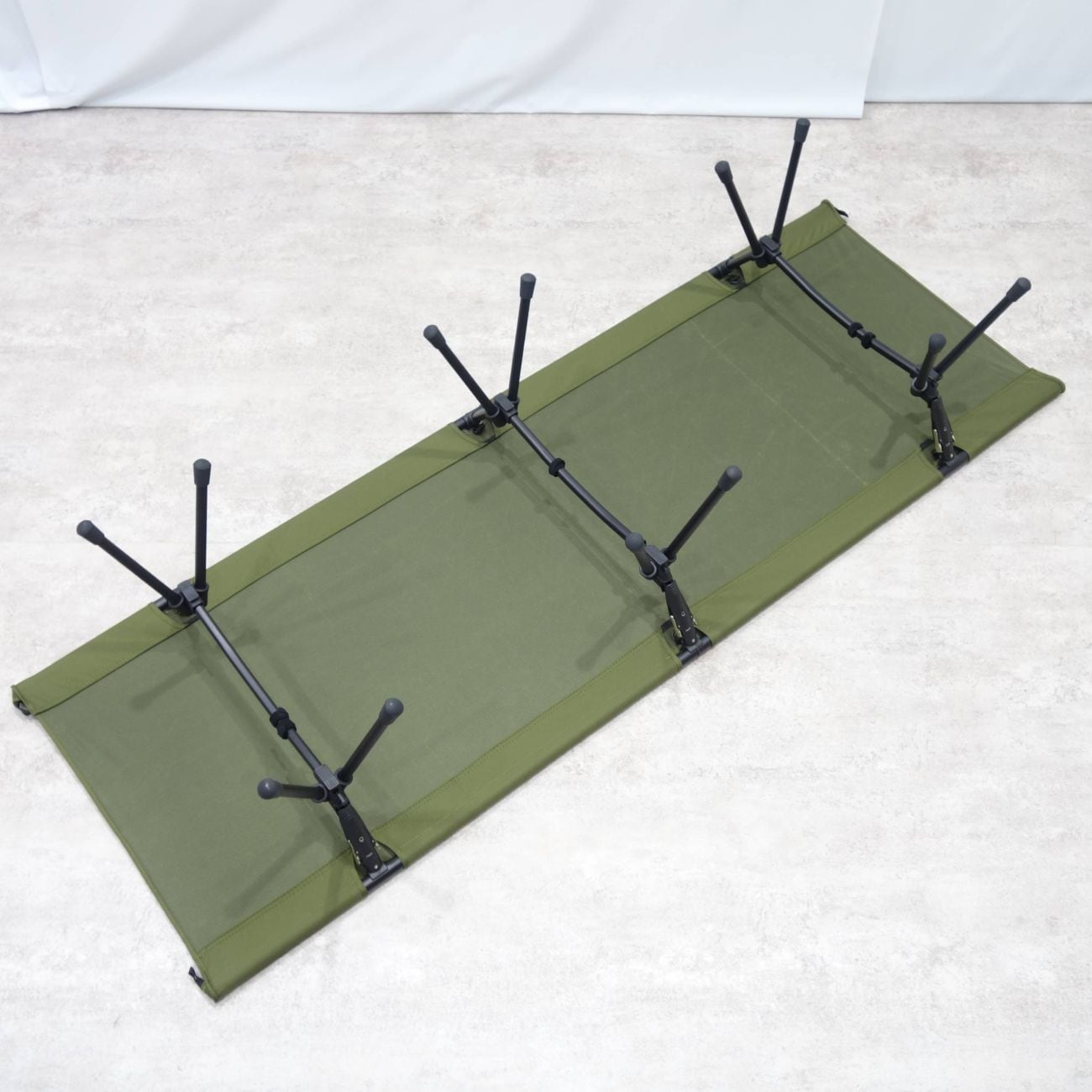 極美品 ワック WAQ 2WAY フォールディング コット タン キャンプ 寝具