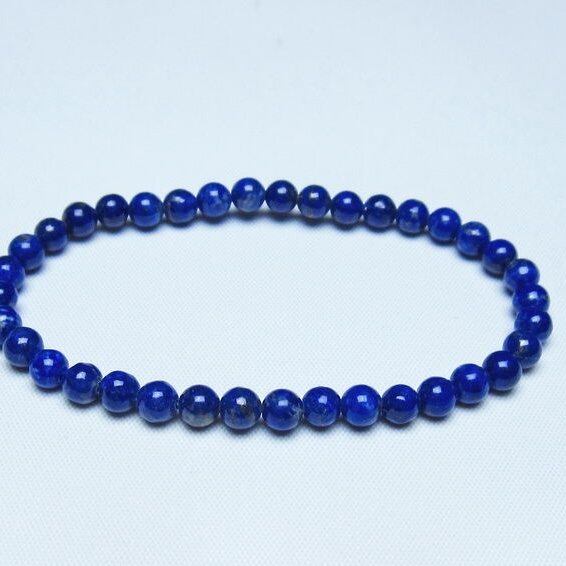 ラピスラズリ ブレスレット 5mm 一点物 メール便可 [M便 1/10] 111-48339