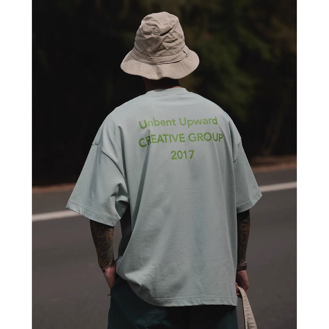 Back logo oversized tee1018 - 7