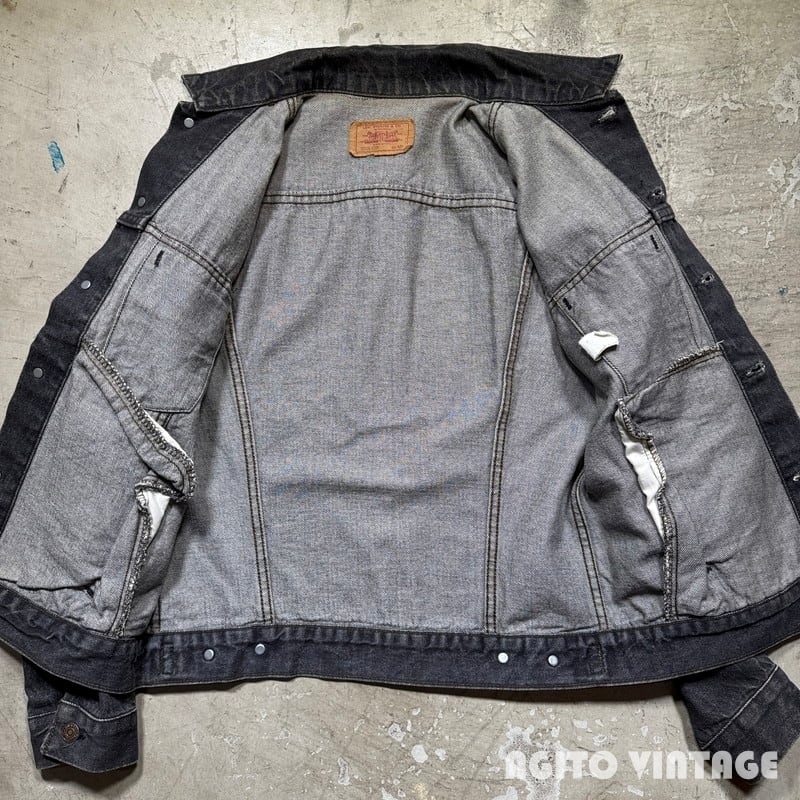 80's ~ Levi's 70506-0259 リーバイス ブラックデニムジャケット